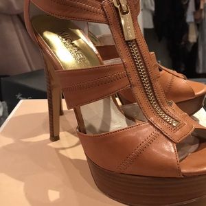 Michael Kors Brown Platform Sandal